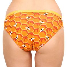 Dedoles Veselé dámské kalhotky Včelí plást (GMFB200) - velikost M