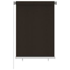 Greatstore Venkovní roleta 100 x 140 cm hnědá HDPE