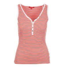 Guess Guess Tilly Tank Top tílko bílé s červenou Velikost: L