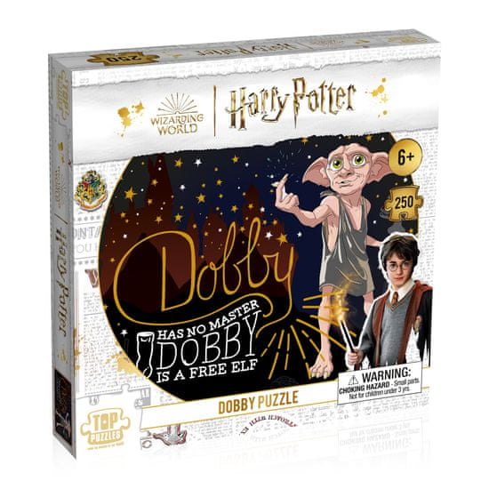 Winning Moves Puzzle Harry Potter Dobby 250 dílků