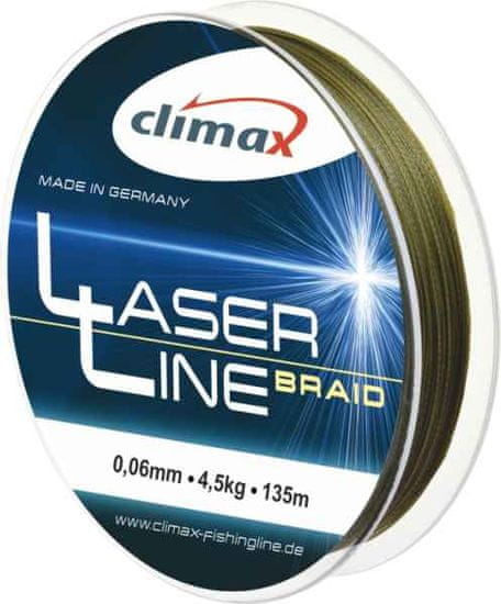 Climax šnůra 135m - Laser Braid 0,04mm 6vlaken