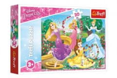 Trefl Puzzle Princezny Disney 27x20cm 30 dílků v krabičce 21x14x4cm