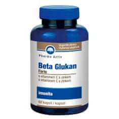 Pharma Activ Beta Glukan FORTE s vit. C a Zinkem 60 kapslí