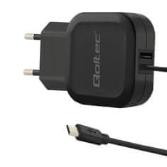 Qoltec Síťová nabíječka 17W | 5V | 3,4A | USB + Micro USB