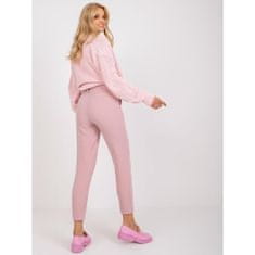 Factoryprice Dámské kalhoty s vysokým pasem LEXA světle růžové EM-SP-8659.61P_386530 L