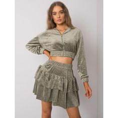 FANCY Dámská souprava se sukní LETTA světle khaki FA-KMPL-7315.92_377365 L-XL