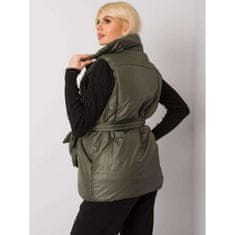 Ex moda Dámská vesta péřová EFFIE khaki EM-KZ-611.40X_378084 S-M