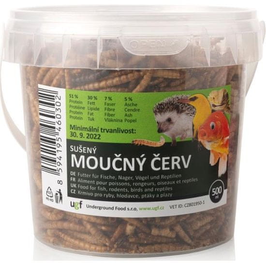 UGF Moučný červ sušený 500ml/80g