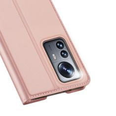 Dux Ducis Flipové pouzdro skin Xiaomi 12 Pro , růžová, 6934913041536