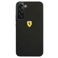 Ferrari FESSIHCS22MBK hard silikonové pouzdro Samsung Galaxy S22 PLUS 5G Black On Track Silicone