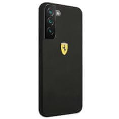 Ferrari FESSIHCS22MBK hard silikonové pouzdro Samsung Galaxy S22 PLUS 5G Black On Track Silicone