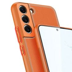 Dux Ducis Dux Ducis Yolo pouzdro z Eko kůže na Samsung Galaxy S22 PLUS 5G Orange