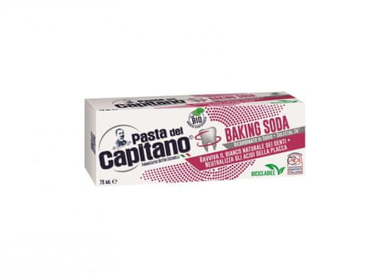 Pasta Del Capitano BAKING SODA - zubní pasta s jedlou sodou bicarbonou 75 ml