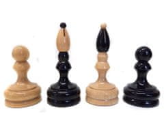 Dřevěné–šachy Česká klubovka Original s luxusní dřevěnou šachovnicí