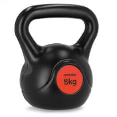 Spokey SCALES BASIC Kettlebell plastová činka 8 kg