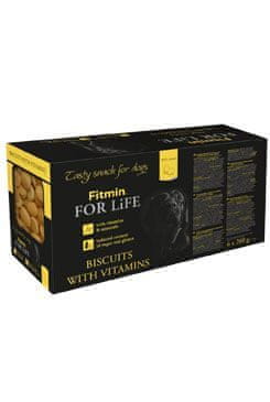 Fitmin Piškoty FOR LIFE pro psy MULTIPACK 6x200g