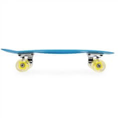 Spokey FISH Pennyboard se svíticími LED kolečky, modrý