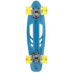 Spokey FISH Pennyboard se svíticími LED kolečky, modrý