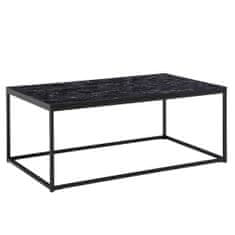 Bruxxi Konferenční stolek Lipan, 100 cm, černá