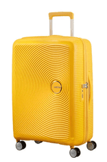American Tourister Cestovní kufr Soundbox 67cm Žlutý rozšiřitelný