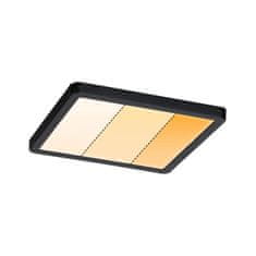 Paulmann PAULMANN VariFit LED vestavné svítidlo Dim to Warm Areo IP44 hranaté 175x175mm 3 Step Dim to warm černá stmívatelné 93101