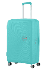 American Tourister Cestovní kufr Soundbox 77cm Modrý Summer blue rozšiřitelný