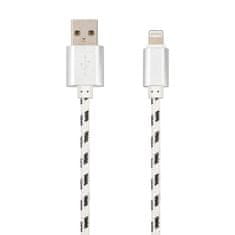 Northix Nabíjecí kabel Lightning-USB, tkaný - 2 m 