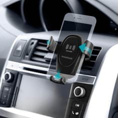 Northix Držák telefonu s bezdrátovou nabíječkou do auta 