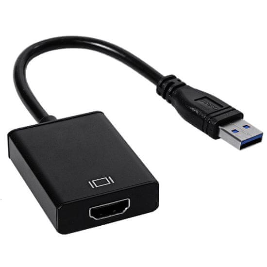 Northix Adaptér USB 3.0 na HDMI – černý