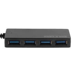 Northix USB 3.0 Hub se 4x USB porty (vysokorychlostní) – až 5 Gb/s 