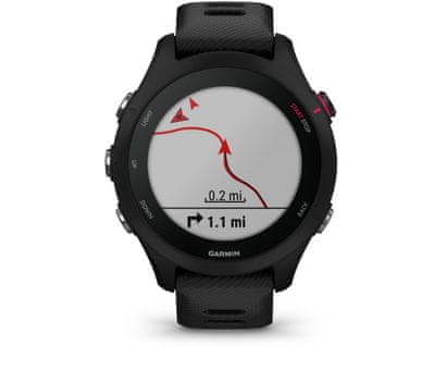 moderní nízká hmotnost lehké chytré hodinky běžecké hodinky triatlonové hodinky chytré hodinky Garmin Forerunner 255S Music výkonná GPS Bluetooth odolné do hloubky 50 m 5ATM bezkontaktní platby garmin pay baterie s výdrží 12 dní více než 30 sportovních profilů denní návrhy tréningu na míru čas na zotavení race predictor měření srdečního rytmu krokoměr gps glonass galileo wifi ant plus body battery energy monitor smart notifikace detekce pádů výkonné chytré hodinky běžecké hodinky pro běžce triatlon vytvalostní běh multisport