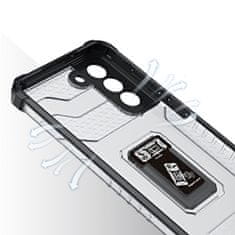 FORCELL Pancéřové pouzdro Crystal Ring Armor na Samsung Galaxy S21+ 5G (S21 Plus 5G) , černá, 9145576226476