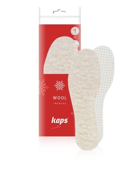Kaps Wool pohodlné zimní vložky do bot proti chladu