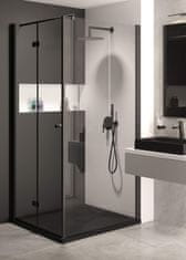 BPS-koupelny Sprchová vanička obdélníková Correo 120x80 cm, granit, černá - KQR N44B