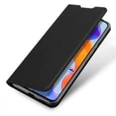 Dux Ducis Skin Pro knížkové kožené pouzdro na Xiaomi Redmi Note 11 Pro 4G/5G, černé