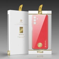 Dux Ducis Yolo kožený kryt na Samsung Galaxy A13 5G, červený