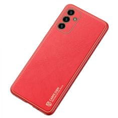 Dux Ducis Yolo kožený kryt na Samsung Galaxy A13 5G, červený