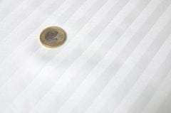 Eurofirany Hotelový damaškový povlak na polštář 50x60 mikrovlákno bílá