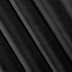Eurofirany Záclona připravená na očka VILLA 140x250 Eurofirany černá