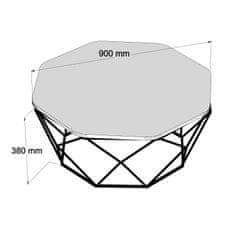 ASIR GROUP ASIR Konferenční stolek DIAMOND ořech