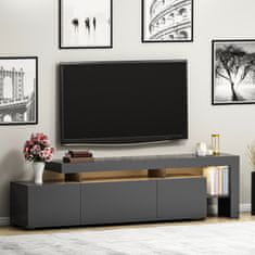 Hanah Home TV stolek Beliz - Anthracite, Antracitová