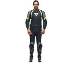 Dainese Kombinéza na moto AVRO 4 BLACK-MATT/CHARCHOAL/FLUO/YELLOW vel. 52