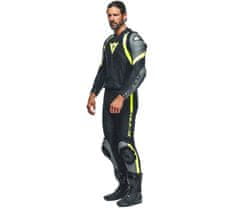 Dainese Kombinéza na moto AVRO 4 BLACK-MATT/CHARCHOAL/FLUO/YELLOW vel. 52