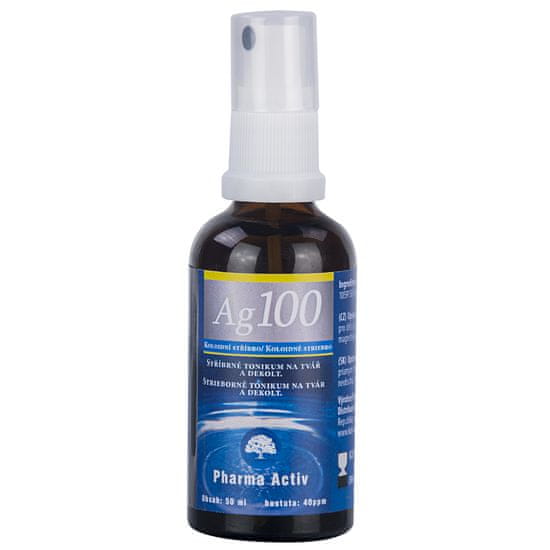 Pharma Activ Koloidní stříbro Ag100 40ppm 50ml SPRAY