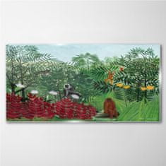 COLORAY.CZ Obraz na skle Tropické las Henri Rousseau 120x60 cm