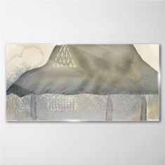 COLORAY.CZ Obraz na skle Abstrakce dům Sun 100x50 cm