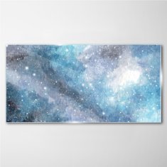 COLORAY.CZ Obraz na skle Noční obloha galaxie hvězdy 100x50 cm