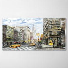 COLORAY.CZ Obraz na skle New York City 100x50 cm