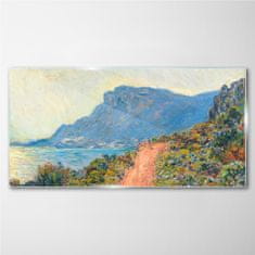 COLORAY.CZ Obraz na skle Corniche of Monako mince 100x50 cm