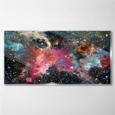 COLORAY.CZ Obraz na skle Abstrakce Cosmos Hvězdy 100x50 cm